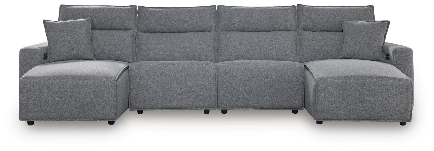 Modmax II 4-Piece Power Reclining Sectional with Chaise