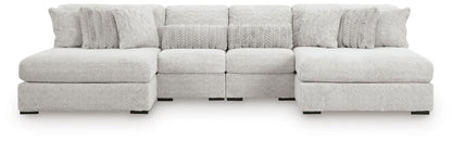 Cuddle Plush 4-Piece Sectional with Chaise