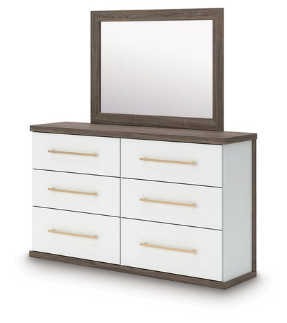 Kendanport Dresser and Mirror