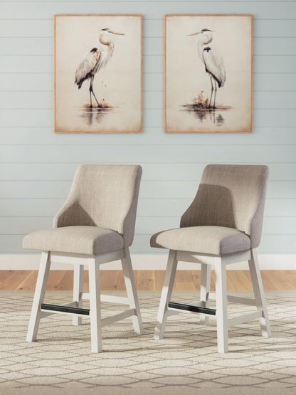 Ashley Express - Robbinsdale UPH Swivel Barstool (2/CN)