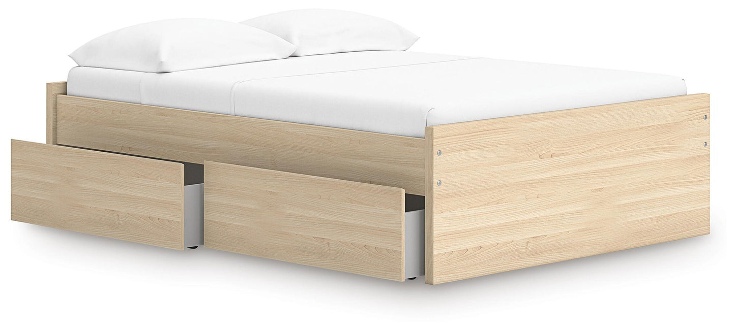 Ashley Express - Onita Full Platform Bed with 1 Side Storage