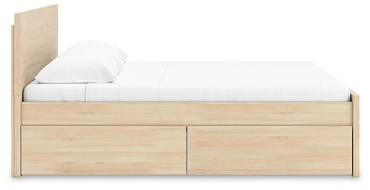 Ashley Express - Onita Queen Panel Platform Bed with 2 Side Storage