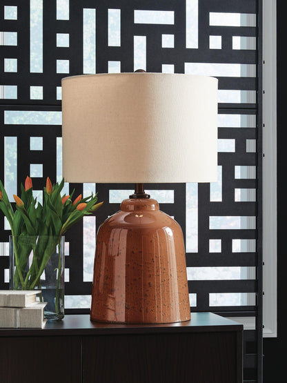 Ashley Express - Aaleahya Glass Table Lamp (1/CN)