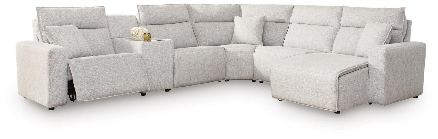 Modmax II 6-Piece Power Reclining Sectional with Chaise and Console