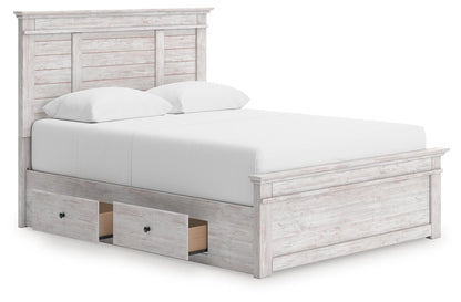 Makidern Queen Panel Storage Bed