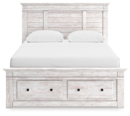 Makidern Queen Panel Storage Bed