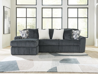 Midnight-Madness 2-Piece Sectional Sofa Chaise