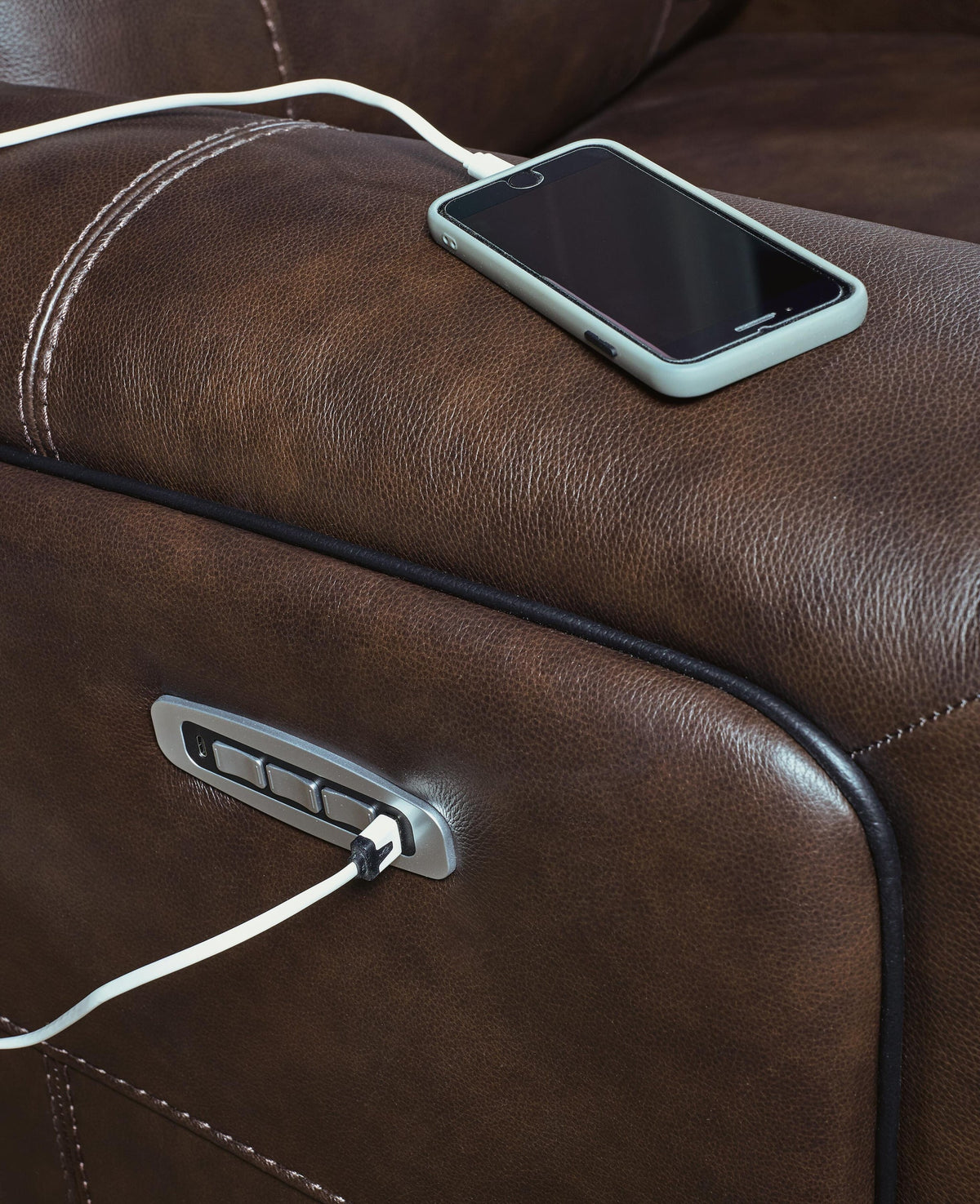 Gravier PWR REC Sofa with ADJ Headrest