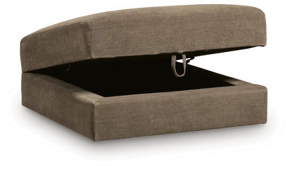 Camellia-Court Ottoman With Storage