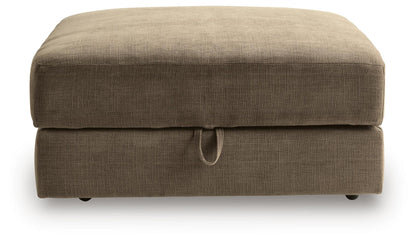 Camellia-Court Ottoman With Storage