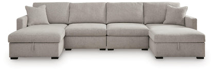 ModMax Luxe 4-Piece Double Storage Chaise Sectional