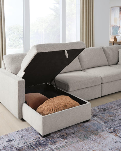 ModMax Luxe 4-Piece Double Storage Chaise Sectional