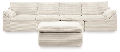 Ashley Express - Fannin 4-Piece Sectional with Ottoman