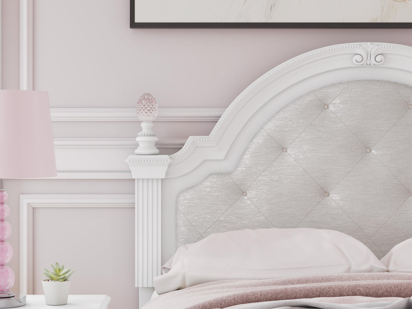 Kozlani Full Upholstered Panel Bed with Storage