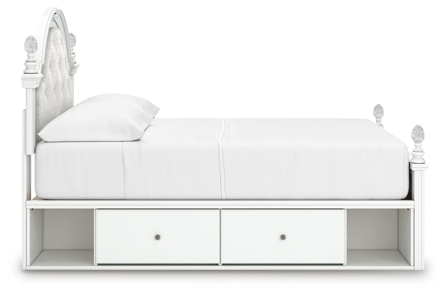 Kozlani Full Upholstered Panel Bed with Storage