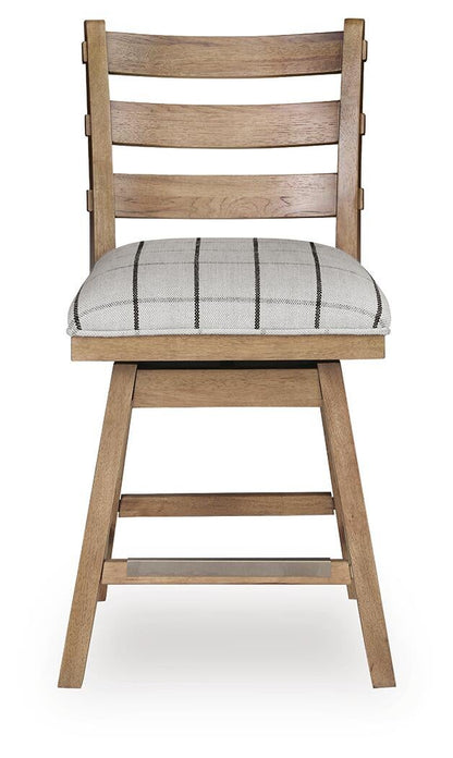 Ashley Express - Ridgester UPH Swivel Barstool (2/CN)