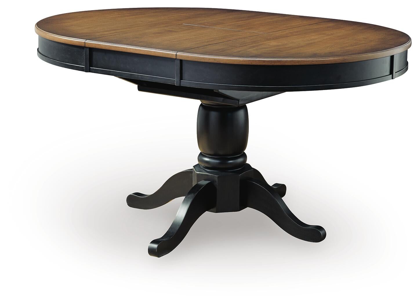 Ashley Express - Clorazi Oval DRM Butterfly EXT Table