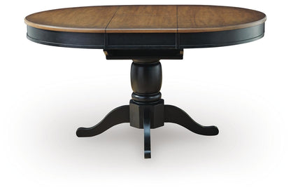 Ashley Express - Clorazi Oval DRM Butterfly EXT Table