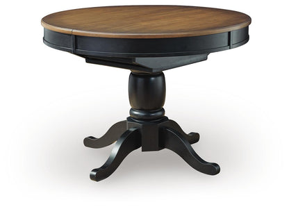 Ashley Express - Clorazi Oval DRM Butterfly EXT Table