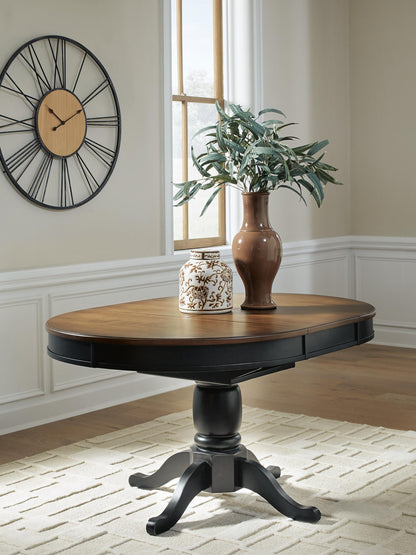 Ashley Express - Clorazi Oval DRM Butterfly EXT Table