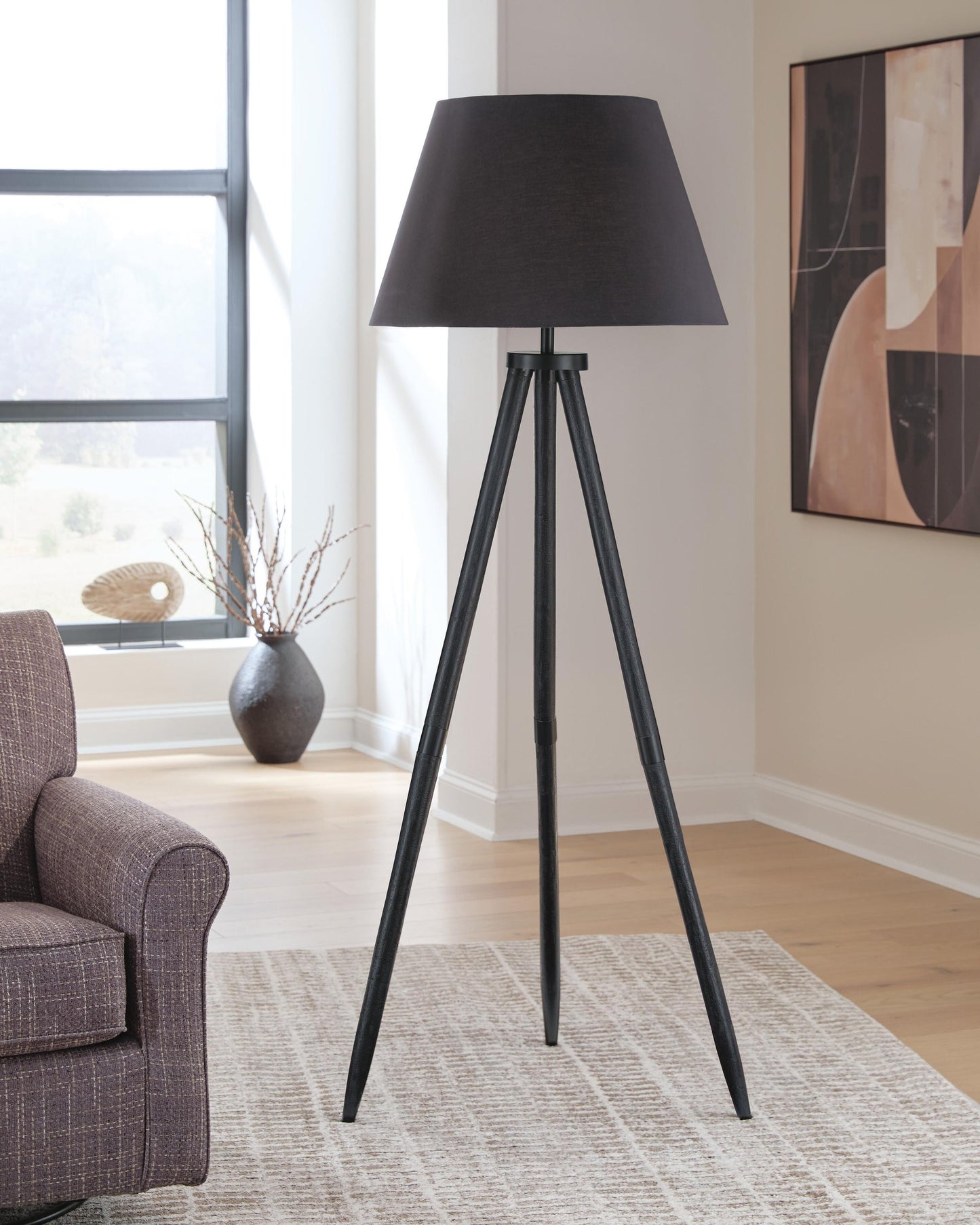 Ashley Express - Orhan Wood Floor Lamp (1/CN)