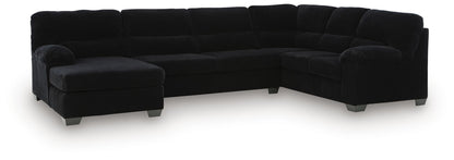 SimpleJoy 3-Piece Sectional with Chaise