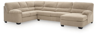 SimpleJoy 3-Piece Sectional with Chaise