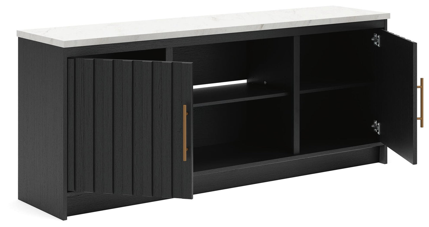 Cadmori XL TV Stand w/Fireplace Option