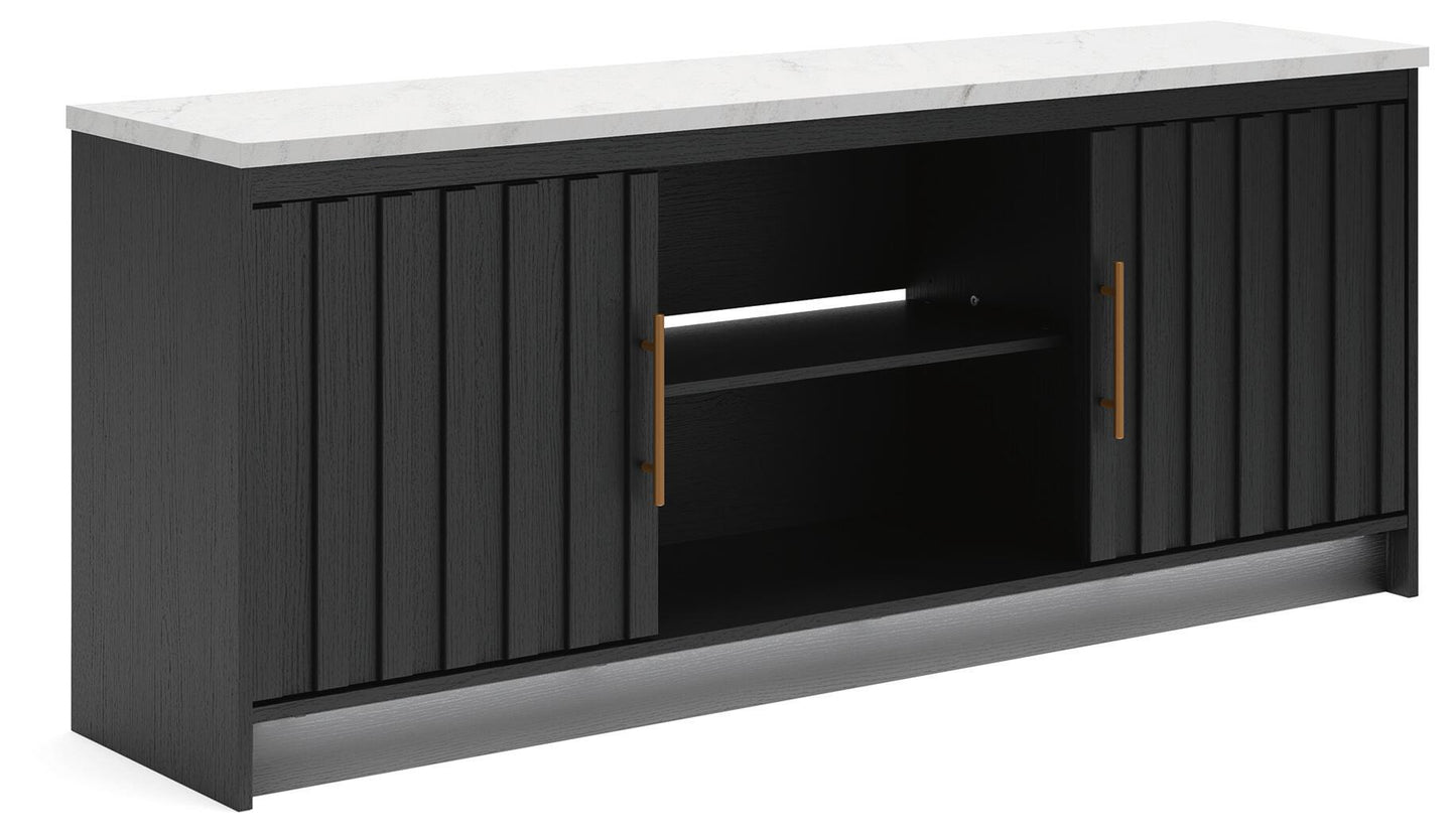 Cadmori XL TV Stand w/Fireplace Option