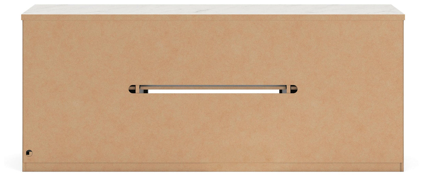 Cadmori XL TV Stand w/Fireplace Option