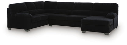 SimpleJoy 3-Piece Sectional with Chaise