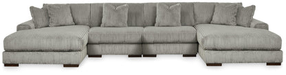 Lindyn 4-Piece Sectional with Double Chaise