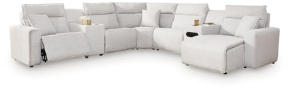 Modmax II 7-Piece Power Reclining Sectional with Chaise and Audio Console
