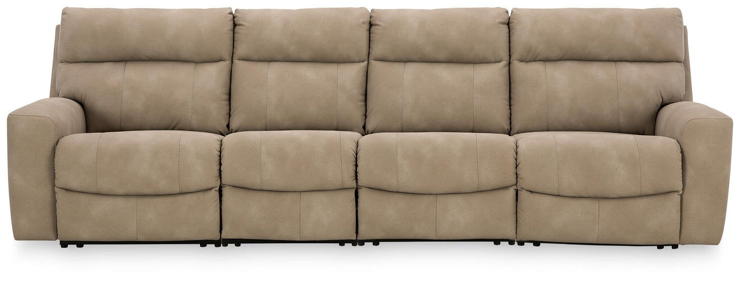 Next-Gen Durapella 4-Piece Power Reclining Sectional