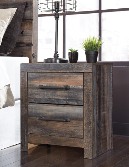 Drystan Full Bookcase Bed with 2 Storage Drawers, Dresser, Mirror, Chest and Nightstand