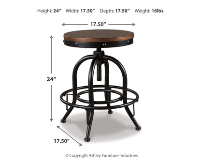 Ashley Express - Valebeck Counter Height Dining Table and 4 Barstools