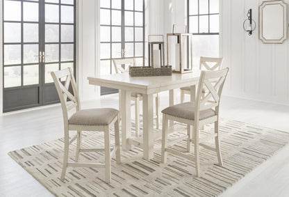 Robbinsdale Counter Height Dining Table and 4 Barstools