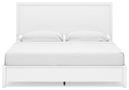 Binterglen King Panel Bed, Dresser, Mirror, Chest and Nightstand