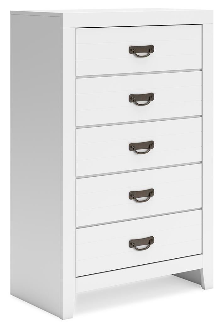 Binterglen Full Panel Bed, Dresser, Mirror, Chest and Nightstand