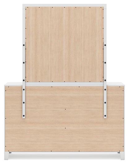 Binterglen California King Panel Bed, Dresser, Mirror, Chest and Nightstand