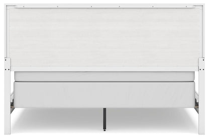 Binterglen California King Panel Bed, Dresser, Mirror, Chest and Nightstand