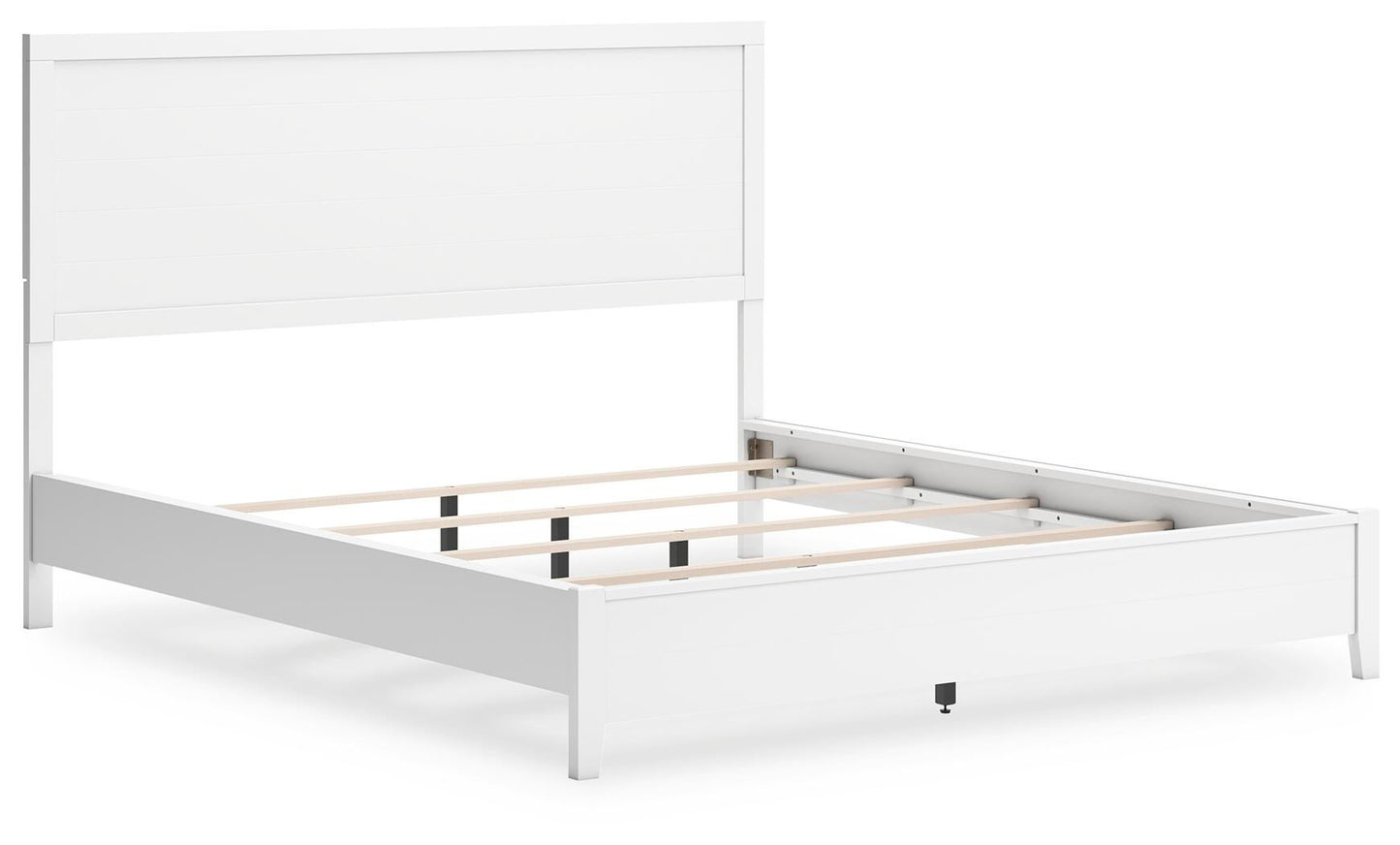 Binterglen California King Panel Bed with Mirrored Dresser