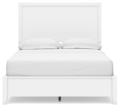 Binterglen Full Panel Bed with Mirrored Dresser and Nightstand