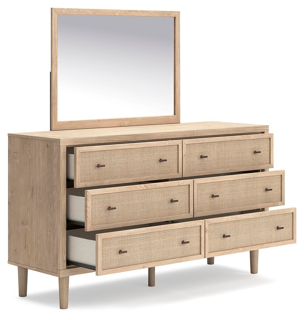 Cielden Queen Panel Headboard, Dresser and Mirror