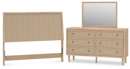 Cielden Queen Panel Headboard, Dresser and Mirror