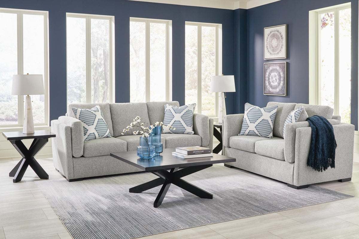 Evansley Sofa and Loveseat