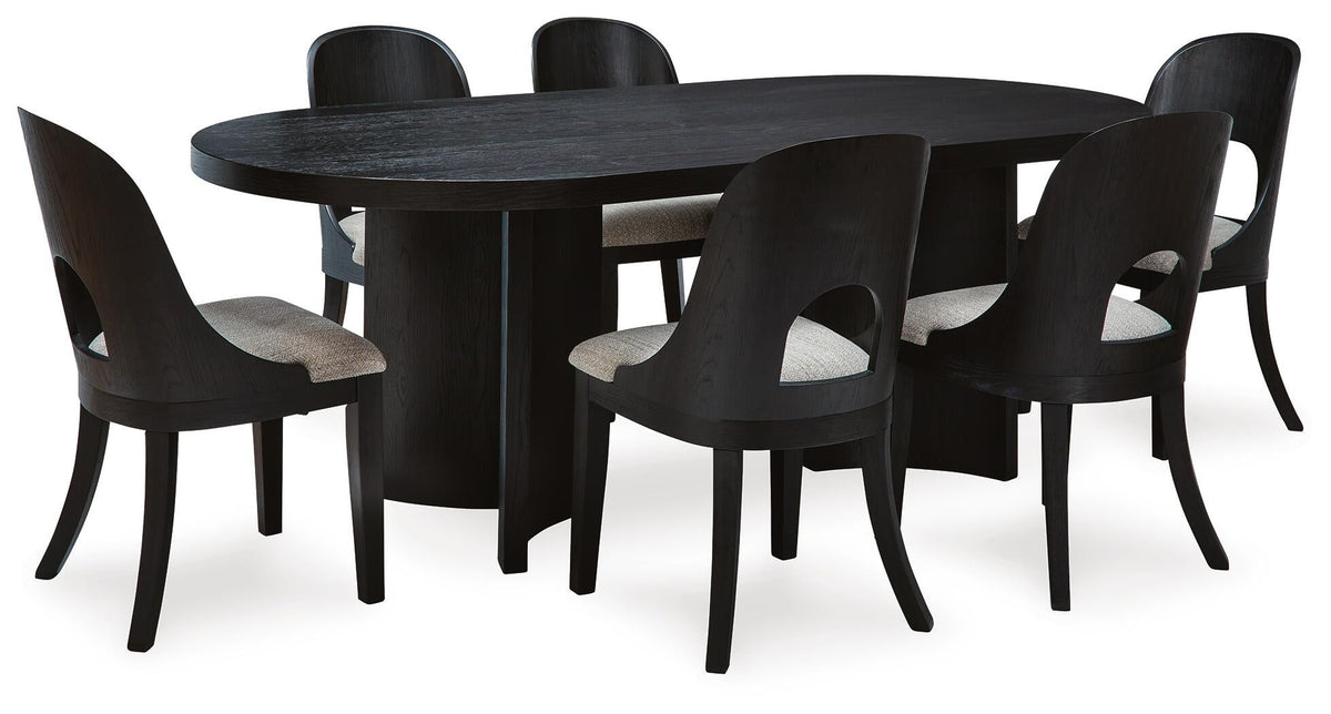 Rowanbeck Dining Table and 6 Chairs