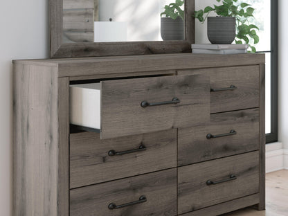 Urbanoore Twin Panel Bed with Storage, Dresser, Mirror and Nightstand