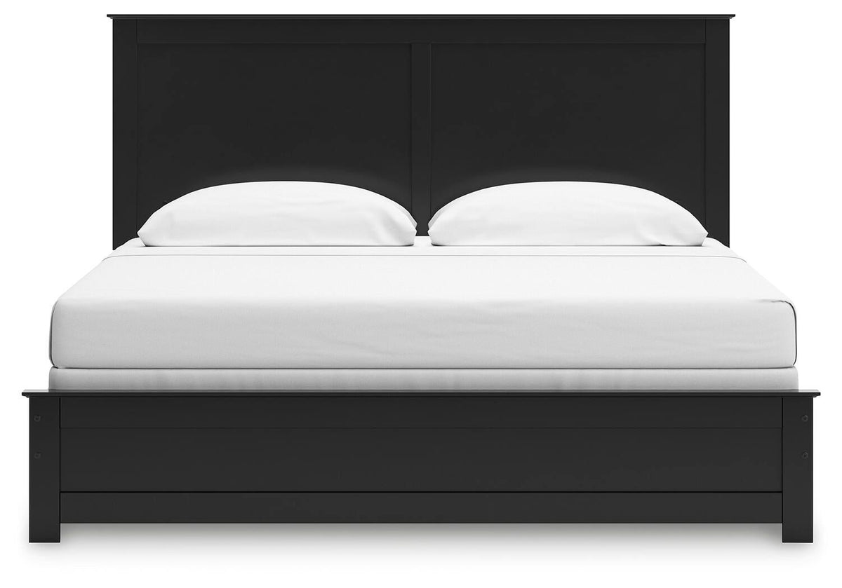 Maribel King Panel Bed, Dresser and Mirror