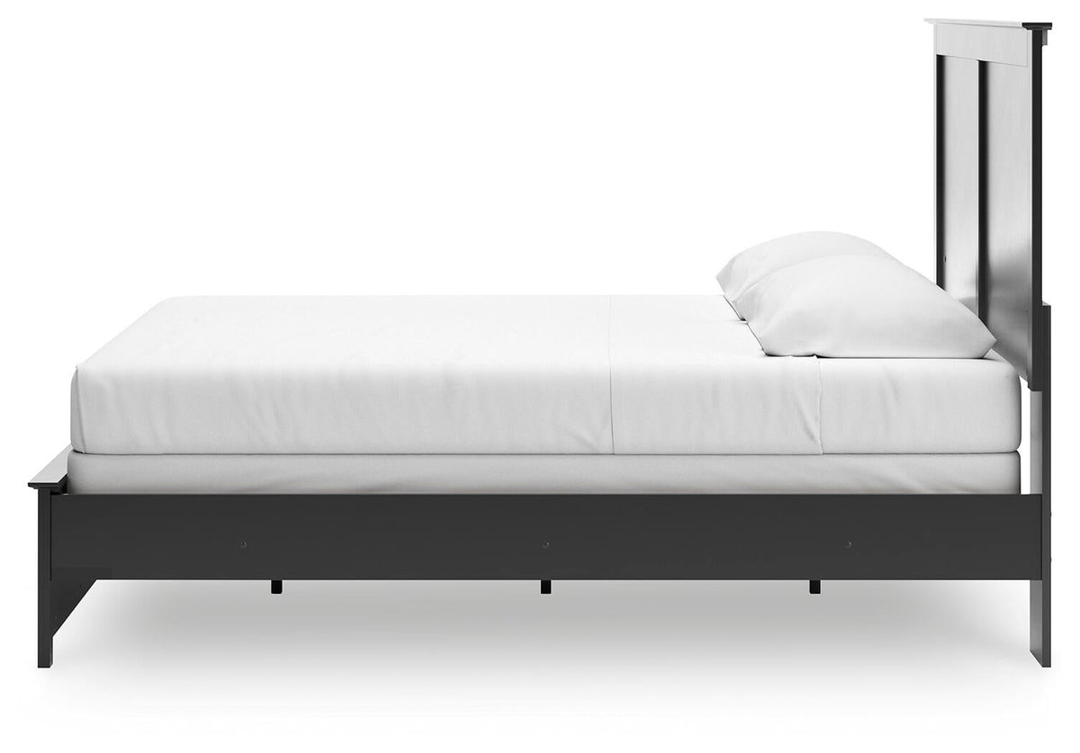 Maribel King Panel Bed, Dresser and Mirror